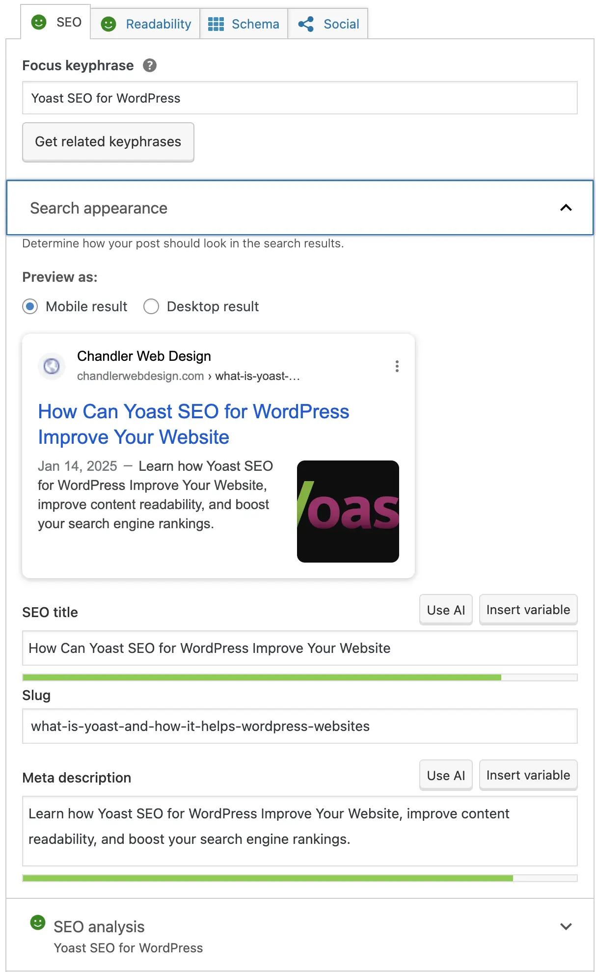 How to Get a Green Status in YoastYoast SEO’s goal is to guide you toward getting a “green” status for both SEO and readability, indicating that your page is well-optimized.